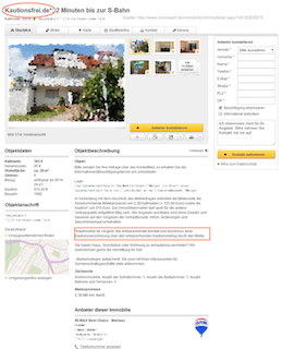 Immobilienexposé von remax auf immowelt.de